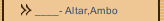 ____- Altar,Ambo